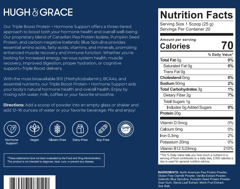 Hugh and grace triple boost ingredient label