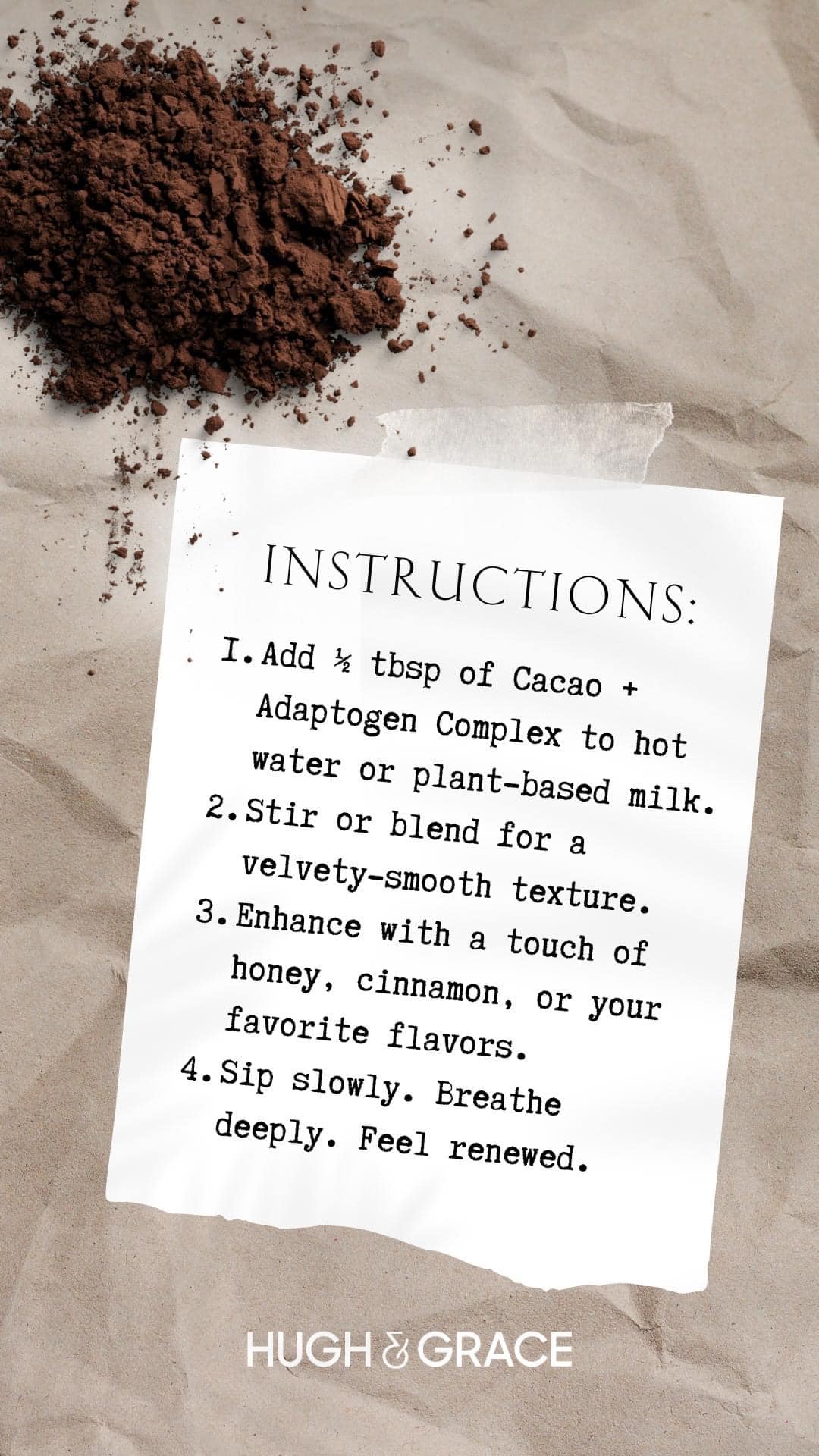 how to make a cup of cacao