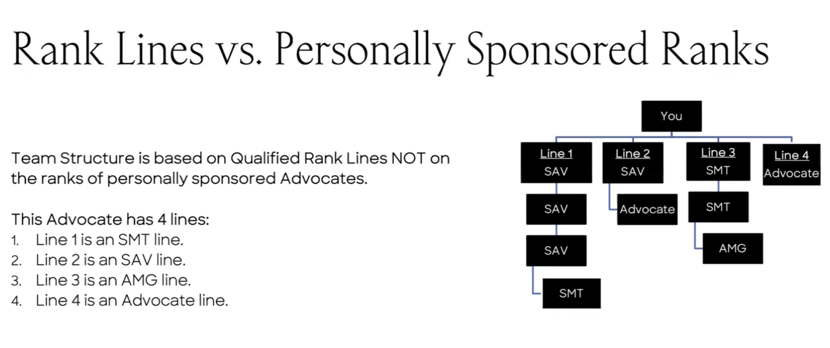 Hugh and Grace leadership ranks infographic 